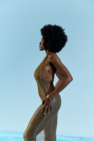 RHINESTONE CROCHET RIO MAXI DRESS