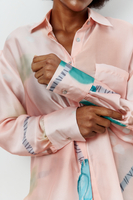 KOSZULA Z DŁUGIM RĘKAWEM ANTIBES PEACH PINK