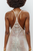 LONG SEQUINED ONLIMP DRESS