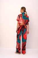 SOLEIL SILK BLEND CROP SHIRT 