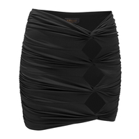 MARSZCZONA MINI SPÓDNICZKA Z WYCIĘCIAMI IPANEMA BLACK 