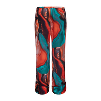 SOLEIL WIDE LEG SILKY PANTS 