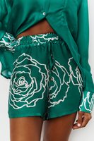 CANNES ROSE SHORTS IN EMERALD GREEN