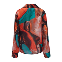 SOLEIL SILK BLEND LONG SLEEVED SHIRT 