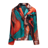 SOLEIL SILK BLEND LONG SLEEVED SHIRT 