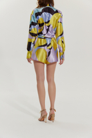 CERVO SHORTS WITH COLORFUL PRINT