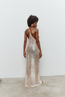 LONG SEQUINED ONLIMP DRESS