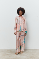 DŁUGIE SPODNIE ANTIBES PEACH PINK