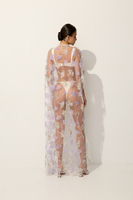 SAO EMBELLISHED BEACH ROBE IN AMETHYST 