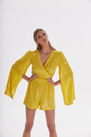 DUBAI SILK BEADED SHORTS 