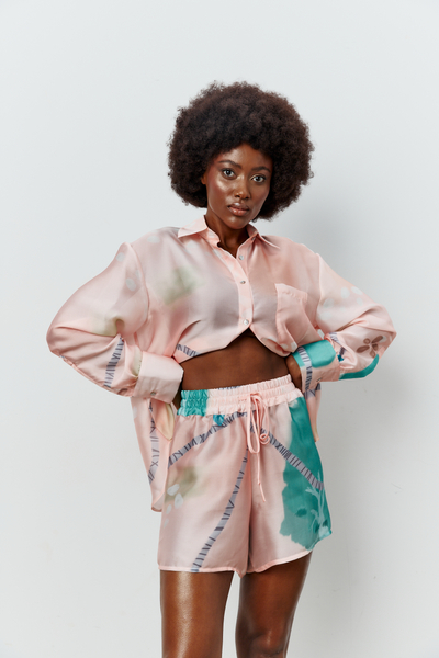 KRÓTKIE SPODENKI ANTIBES PEACH PINK